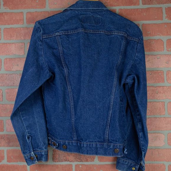 Wrangler Vintage Dark Denim Jacket 36S - Picture 3 of 3